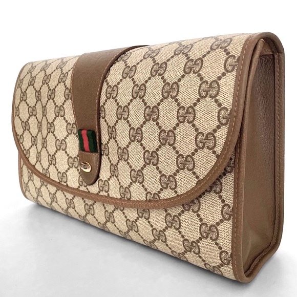 🔴SOLD🔴Gucci GG Monogram Ophidia Clutch - Picture 3 of 13